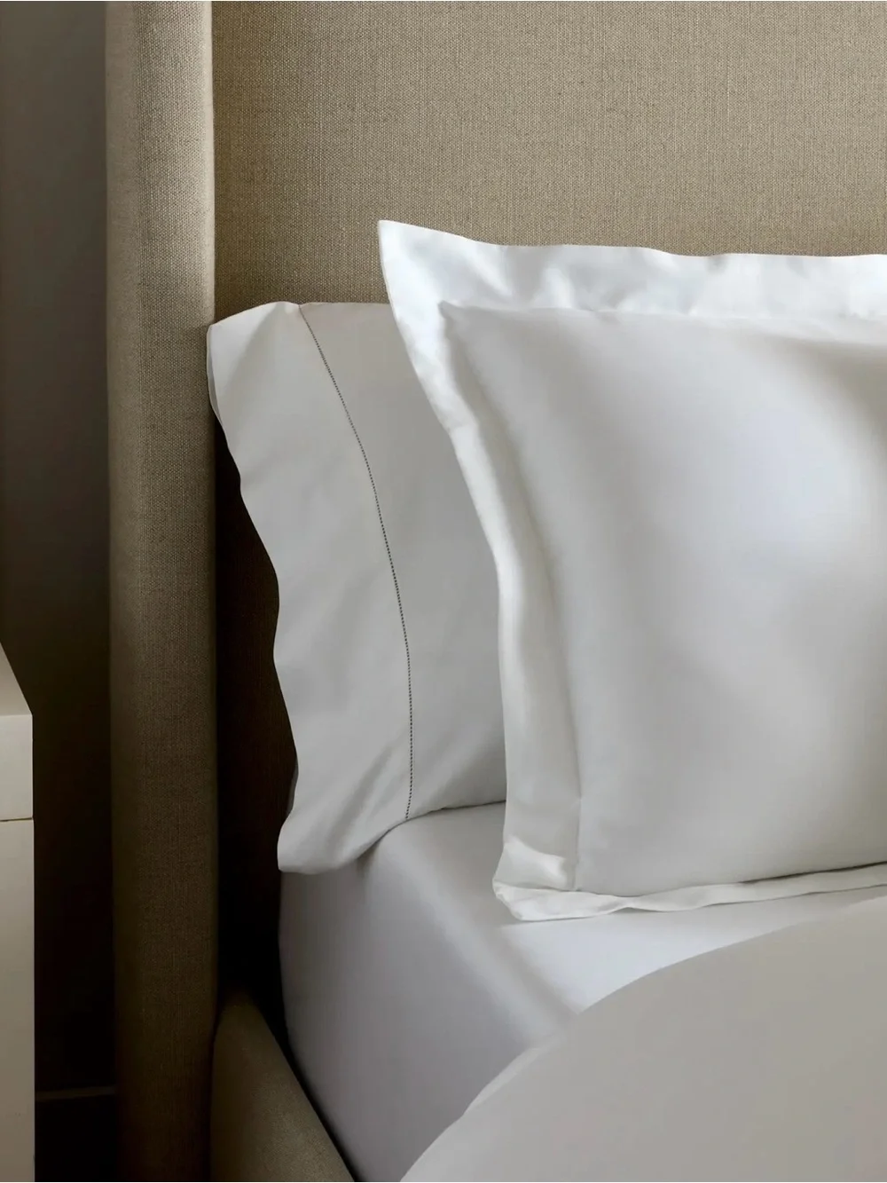 Quince Signature Giza Cotton Sateen Euro Sham in White 🤍